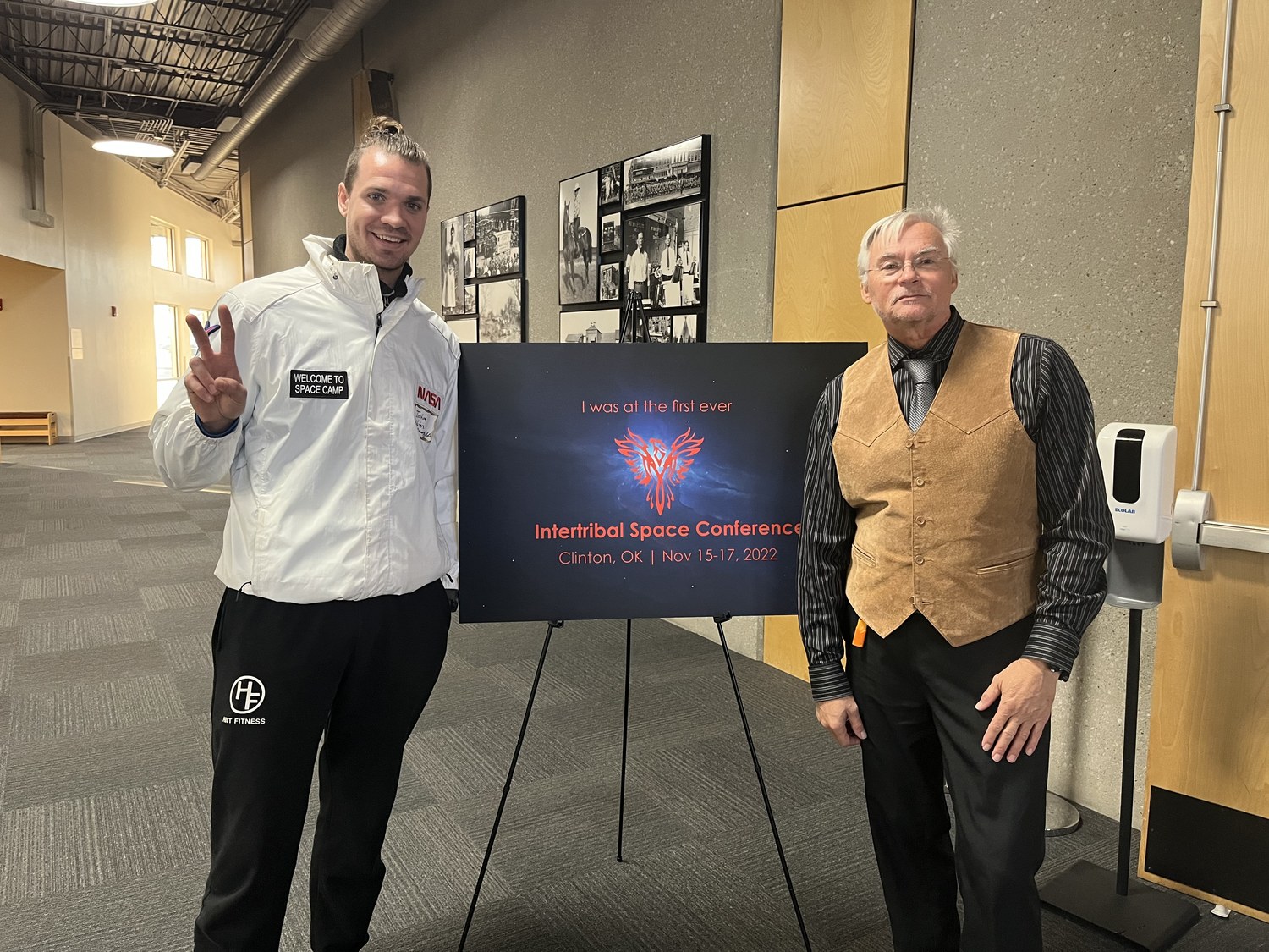 With Dan Hawk at the conference
