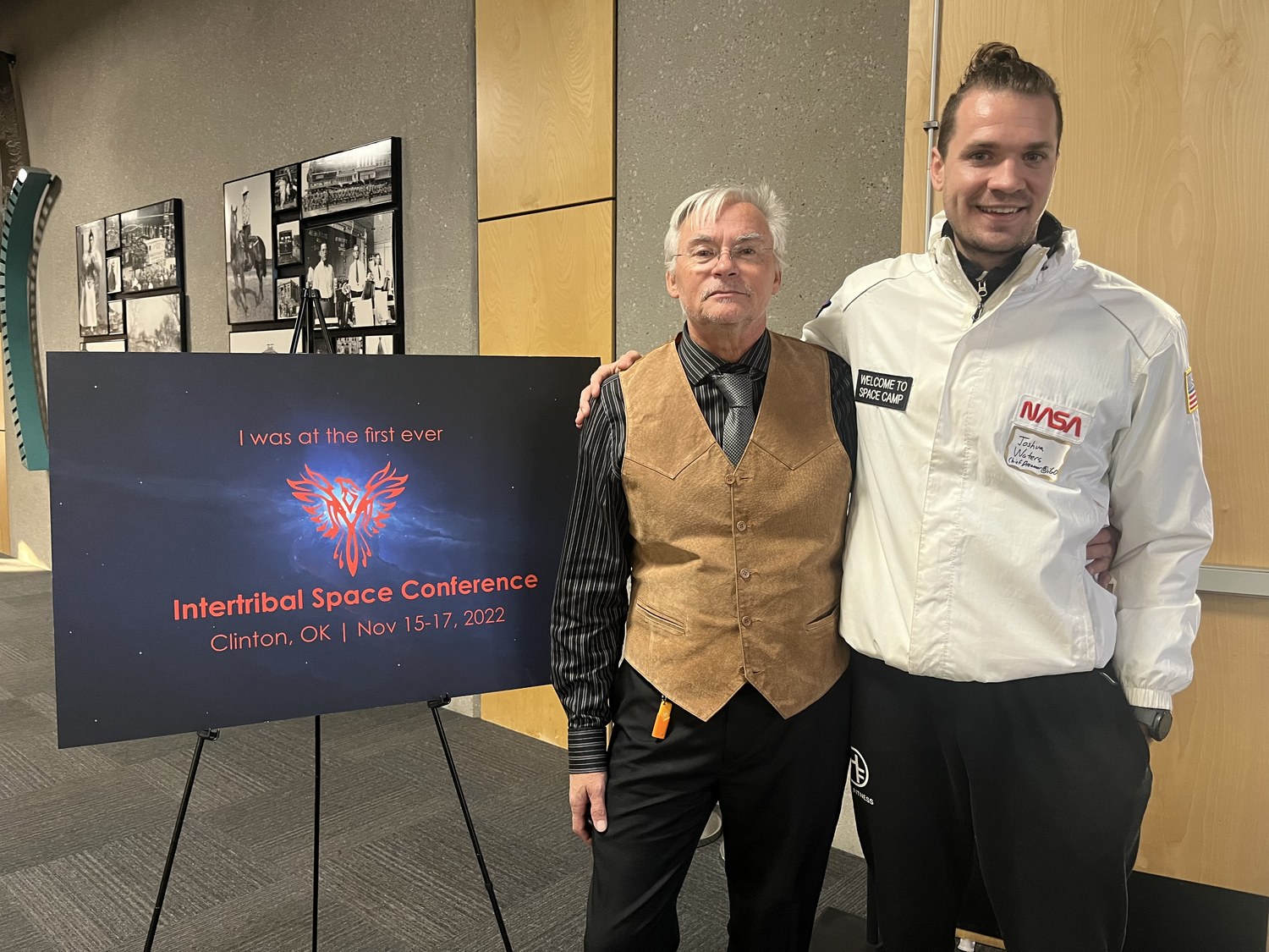 With Dan Hawk at the conference
