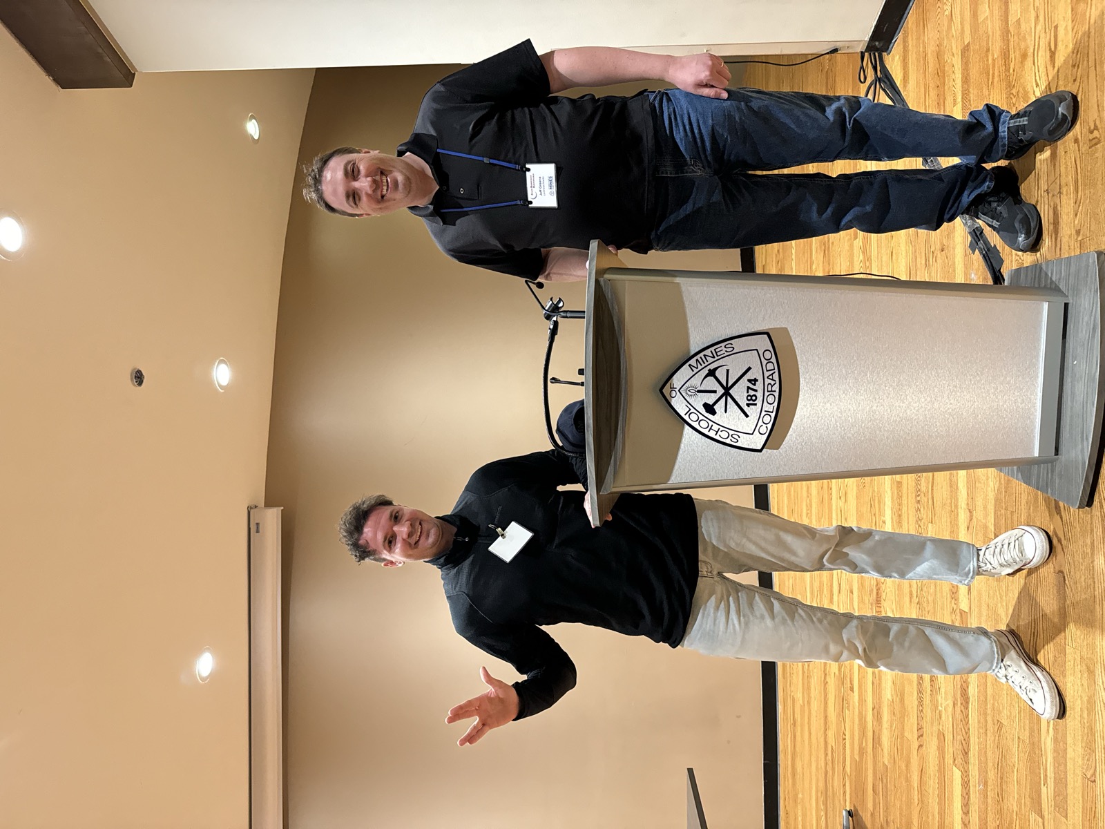 With Jeff Greene at the podium