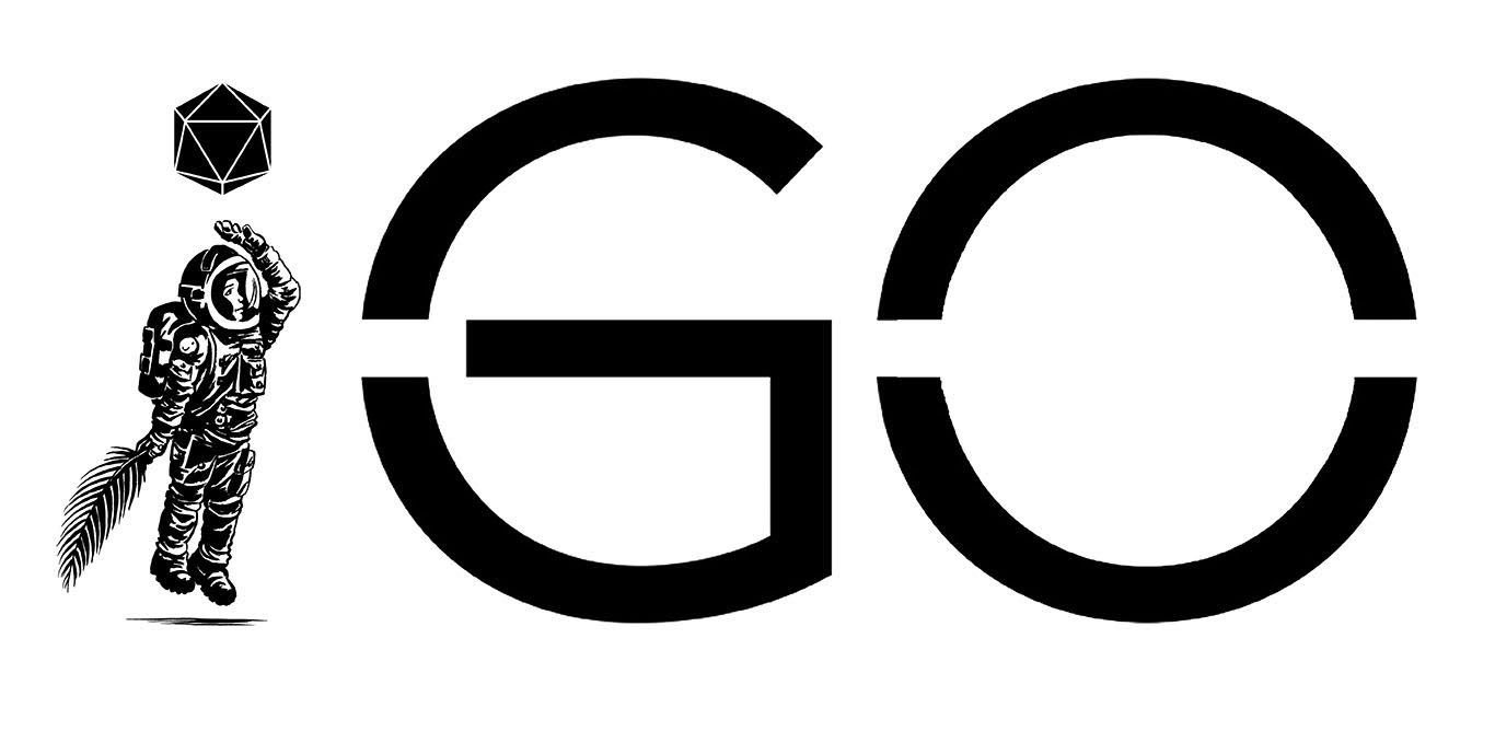 The finished iGO logo